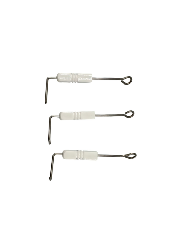 Газовая плита Spark Electrode Accessory Accessory Ceramic изоляция из нержавеющей стали, теплостойчивая и долговечная, совместимая с большинством брендов