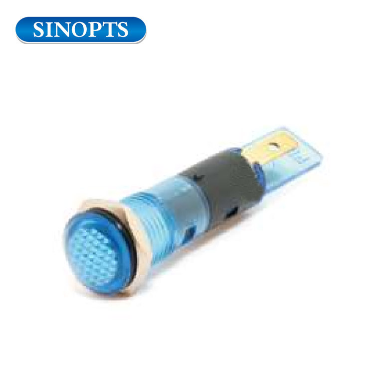 8MM 12V LED IP66 Пластиковый индикаторный светильник