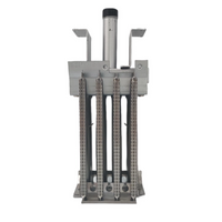 SINOPTS Коммерческие аксессуары для газовых плит Детали газового котла Четырехрядная горелка из нержавеющей стали